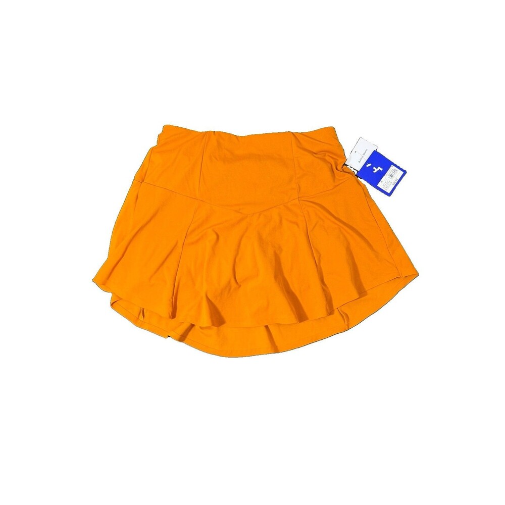 JoyLab Women's High Rise Skirt Skort Orange Size Small Built In Shorts Golf NWT